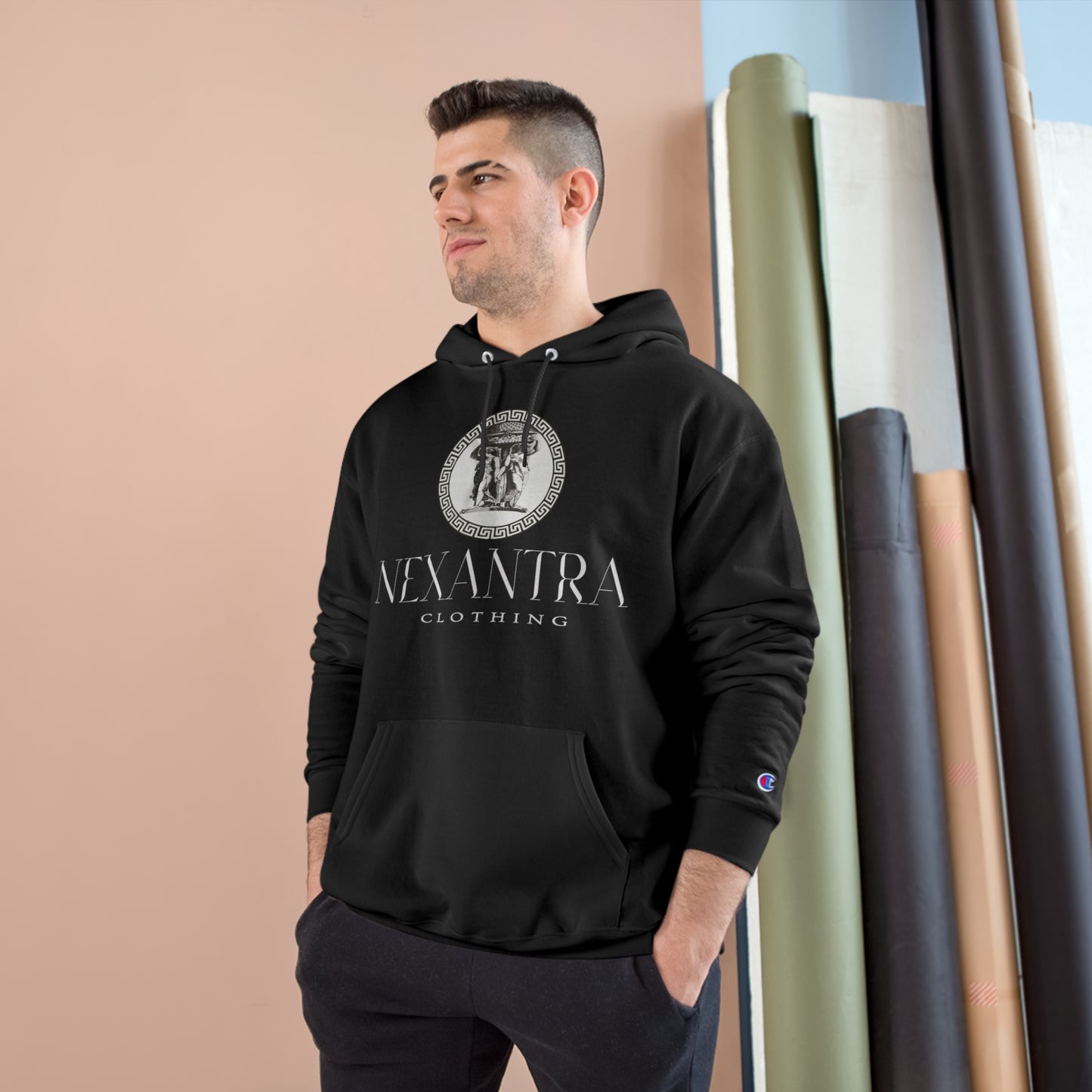 NEXANTRA NOIR Edition Champion Hoodie